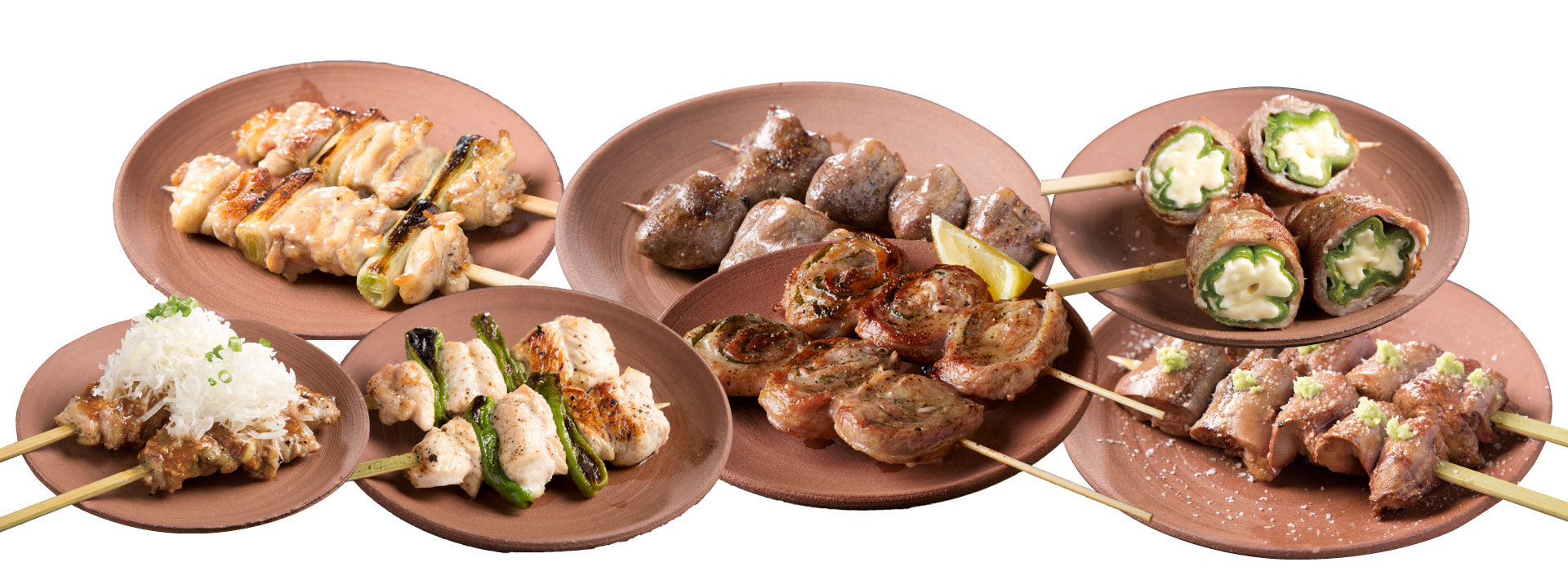 目的客を集めるインパクト重視の焼き鳥